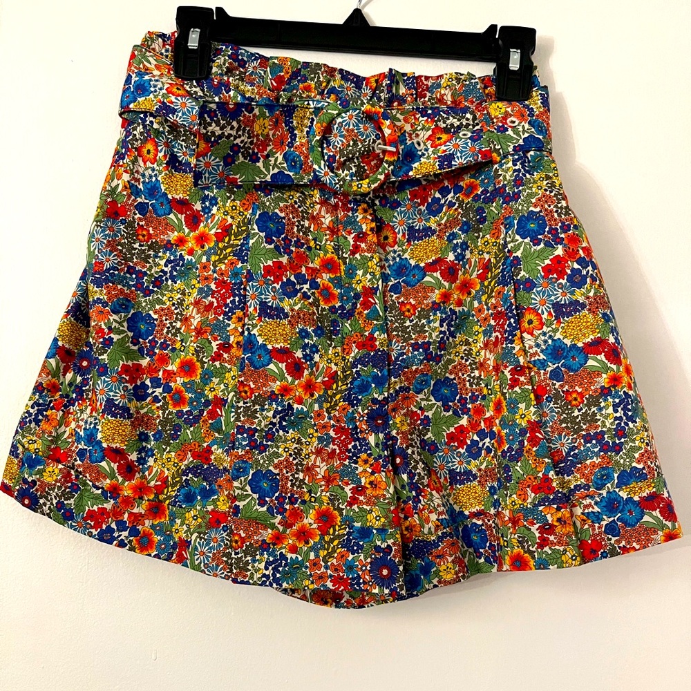 [J. Crew x Liberty of London] Floral High Rise Shorts